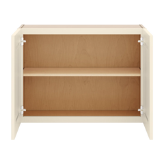 J&K Pearl Glazed H9 Double Door Wall Cabinet - 33" W x 24" H