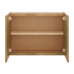 J&K Butterscotch B8 Double Door Wall Cabinet - 33" W x 24" H