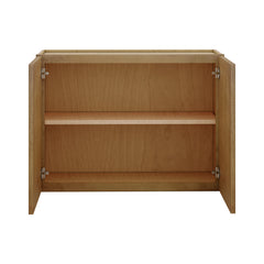 Modernform Cabinet Natural Shaker 33" W X 24" H X 12" D Double Door Wall Cabinet