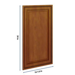 J&K Mocha Glazed K10 Dummy Door Panel 16 1/2" W x 30" H
