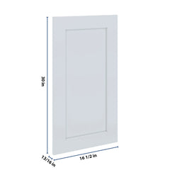 J&K White Shaker S8 Dummy Door Panel 16 1/2" W x 30" H