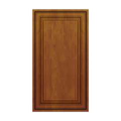 J&K Mocha Glazed K10 Dummy Door Panel 16 1/2" W x 30" H