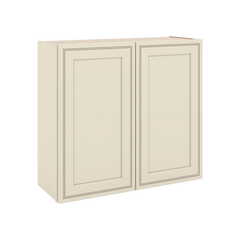 J&K Pearl Glazed H9 Double Door Wall Cabinet - 33" W x 30" H