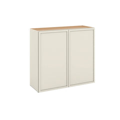 Modernform Cabinet Slim Dove White 33" W X 30" H X 12" D Double Door Wall Cabinet