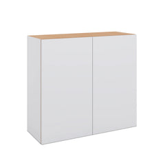 Modernform Cabinet Matte White 33" W X 30" H X 12" D Double Door Wall Cabinet