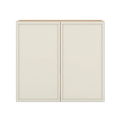 Modernform Cabinet Slim Dove White 33" W X 30" H X 12" D Double Door Wall Cabinet