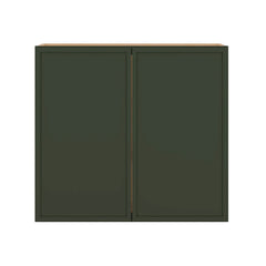 Modernform Cabinet Slim Sage Green 33" W X 30" H X 12" D Double Door Wall Cabinet