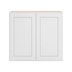 CNC Luxor 5-Piece White 33" W X 30" H Double Door Wall Cabinet