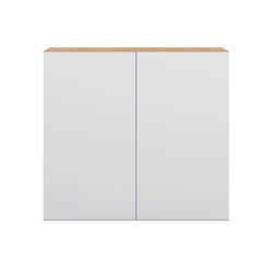 Modernform Cabinet Matte White 33" W X 30" H X 12" D Double Door Wall Cabinet