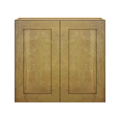 Modernform Cabinet Natural Shaker 33" W X 30" H X 12" D Double Door Wall Cabinet