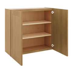 J&K Butterscotch B8 Double Door Wall Cabinet - 33" W x 30" H