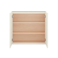 Modernform Cabinet Slim Dove White 33" W X 30" H X 12" D Double Door Wall Cabinet