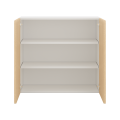 Modernform Cabinet Natural Oak 33" W X 30" H X 12" D Double Door Wall Cabinet