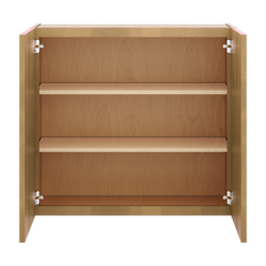 J&K Butterscotch B8 Double Door Wall Cabinet - 33" W x 30" H