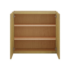 Modernform Cabinet Natural Shaker 33" W X 30" H X 12" D Double Door Wall Cabinet