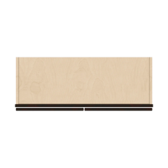 J&K Espresso K8 Double Door Wall Cabinet - 33" W x 30" H