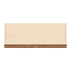 J&K Mocha Glazed K10 Double Door Wall Cabinet - 33" W x 30" H