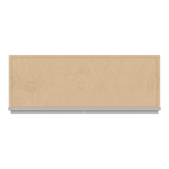 CNC Luxor 5-Piece Misty Grey 33" W X 30" H Double Door Wall Cabinet