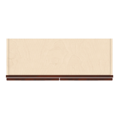 J&K Mahogany J5 Double Door Wall Cabinet - 33" W x 30" H