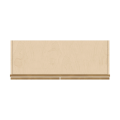 J&K Butterscotch B8 Double Door Wall Cabinet - 33" W x 30" H