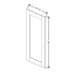J&K Almond S2 Dummy Door Panel 16 1/2" W x 36" H