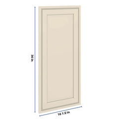 J&K Pearl Glazed H9 Dummy Door Panel 16 1/2" W x 36" H