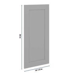 J&K Castle Grey S5 Dummy Door Panel 16 1/2" W x 36" H