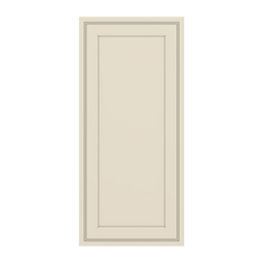 J&K Pearl Glazed H9 Dummy Door Panel 16 1/2" W x 36" H