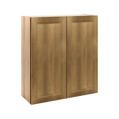 J&K Butterscotch B8 Double Door Wall Cabinet - 33" W x 36" H