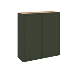 Modernform Cabinet Slim Sage Green 33" W X 36" H X 12" D Double Door Wall Cabinet