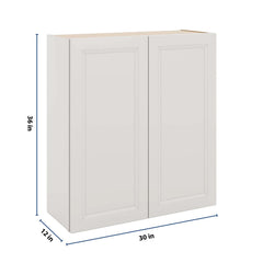 J&K Pure B5 Double Door Wall Cabinet - 33" W x 36" H