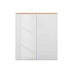 Modernform Cabinet Gloss White 33" W X 36" H X 12" D Double Door Wall Cabinet