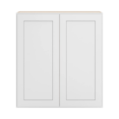 CNC Luxor 5-Piece White 33" W X 36" H Double Door Wall Cabinet