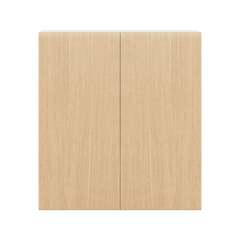 Modernform Cabinet Natural Oak 33" W X 36" H X 12" D Double Door Wall Cabinet