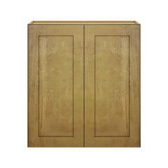 Modernform Cabinet Natural Shaker 33" W X 36" H X 12" D Double Door Wall Cabinet