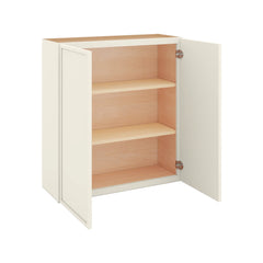 Modernform Cabinet Slim Dove White 33" W X 36" H X 12" D Double Door Wall Cabinet
