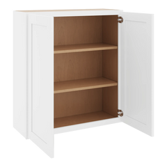 CNC Luxor 5-Piece White 33" W X 36" H Double Door Wall Cabinet