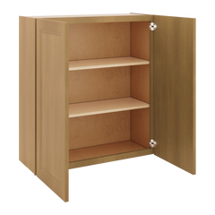 J&K Butterscotch B8 Double Door Wall Cabinet - 33" W x 36" H