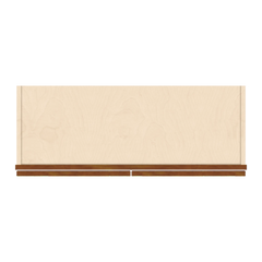 J&K Mocha Glazed K10 Double Door Wall Cabinet - 33" W x 36" H