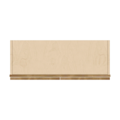 J&K Butterscotch B8 Double Door Wall Cabinet - 33" W x 36" H