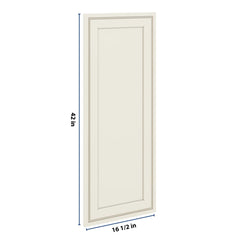 J&K Pearl Glazed H9 Dummy Door Panel 16 1/2" W x 42" H