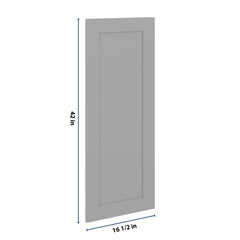 J&K Castle Grey S5 Dummy Door Panel 16 1/2" W x 42" H