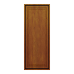 J&K Mocha Glazed K10 Dummy Door Panel 16 1/2" W x 42" H