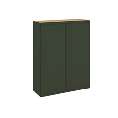 Modernform Cabinet Slim Sage Green 33" W X 42" H X 12" D Double Door Wall Cabinet