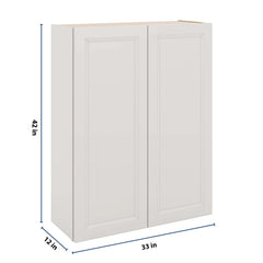 J&K Pure B5 Double Door Wall Cabinet - 33" W x 42" H