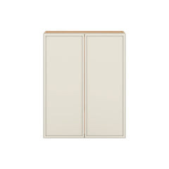 Modernform Cabinet Slim Dove White 33" W X 42" H X 12" D Double Door Wall Cabinet