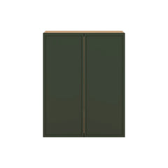 Modernform Cabinet Slim Sage Green 33" W X 42" H X 12" D Double Door Wall Cabinet