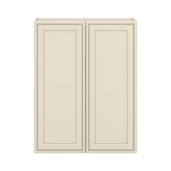 J&K Pearl Glazed H9 Double Door Wall Cabinet - 33" W x 42" H