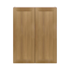 J&K Butterscotch B8 Double Door Wall Cabinet - 33" W x 42" H