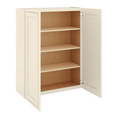 J&K Pearl Glazed H9 Double Door Wall Cabinet - 33" W x 42" H